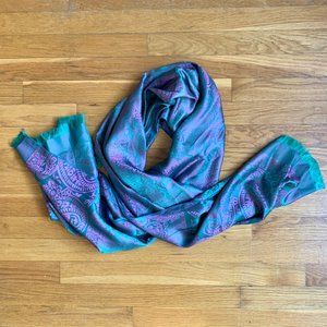 Beautiful Pakistani Silk Scarf